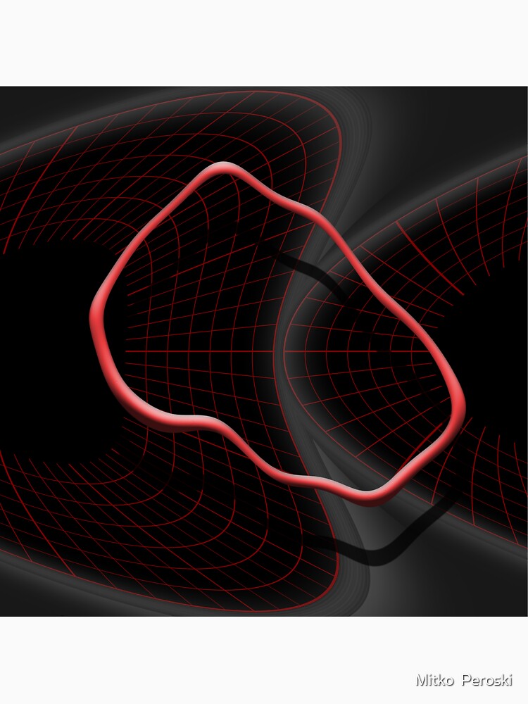 liquid - red-circle -clocks by Mitko  Peroski
