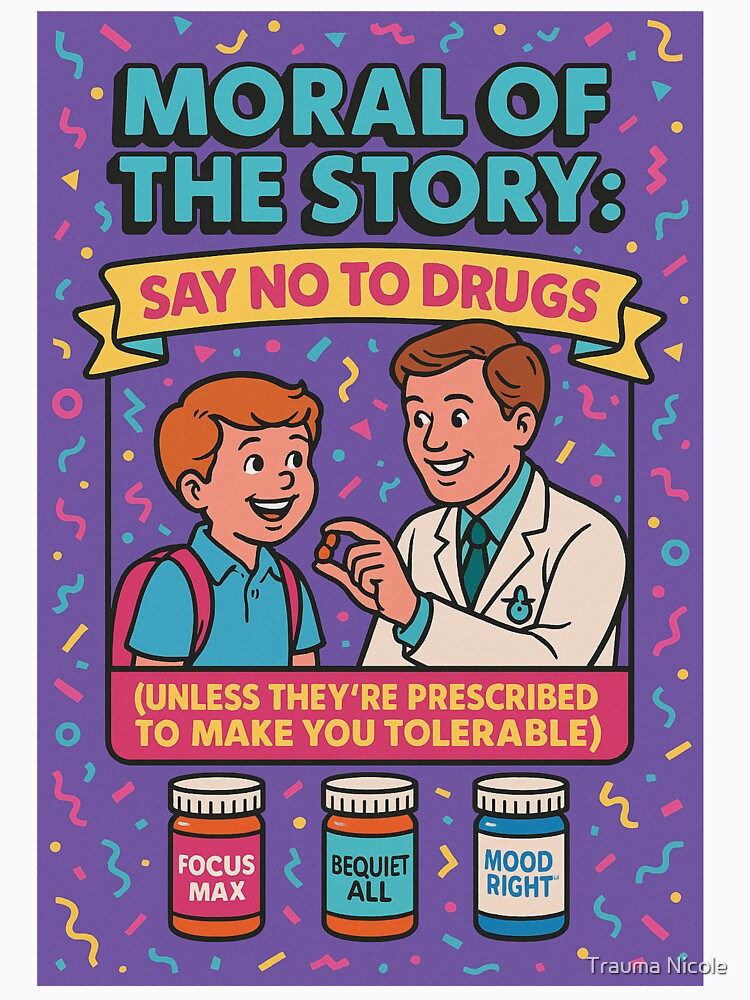 Say No to Drugs (Unless They’re Prescribed) by Trauma Nicole