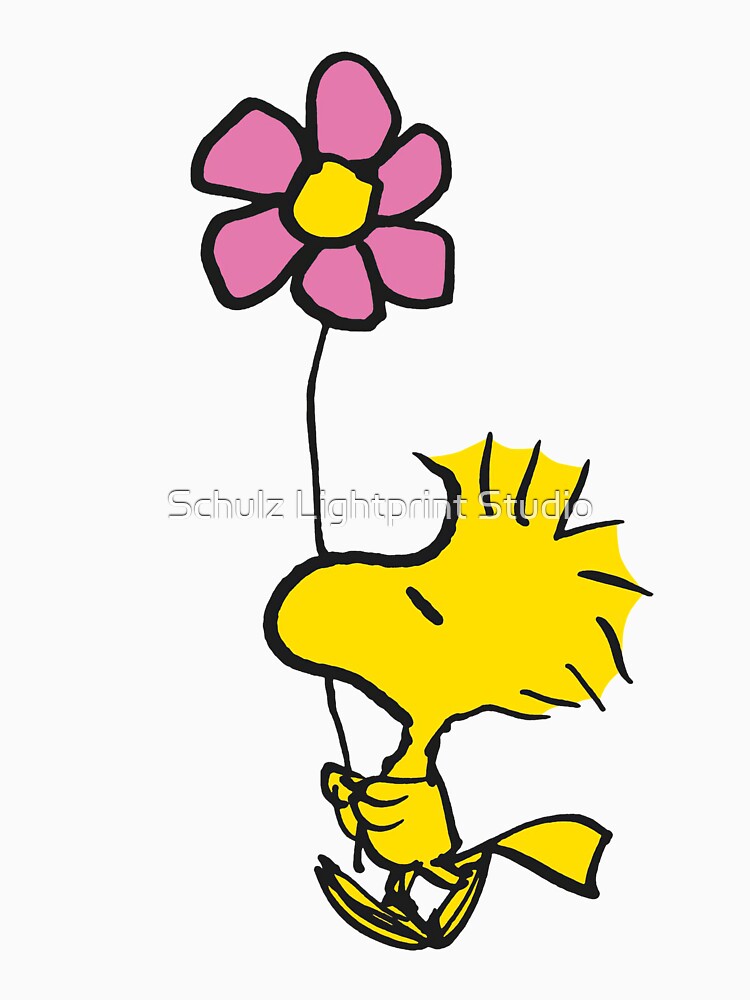 The image features Woodstock, a well-known character from the Peanuts comic strip. by Schulz Lightprint Studio