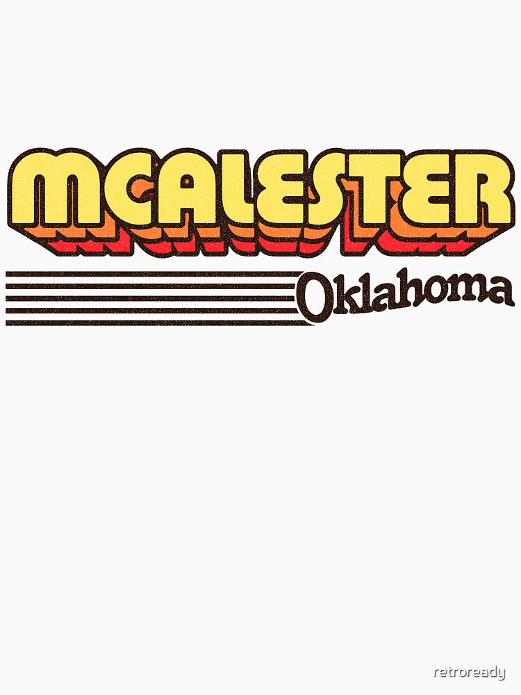 McAlester, Oklahoma | Retro Stripes by retroready