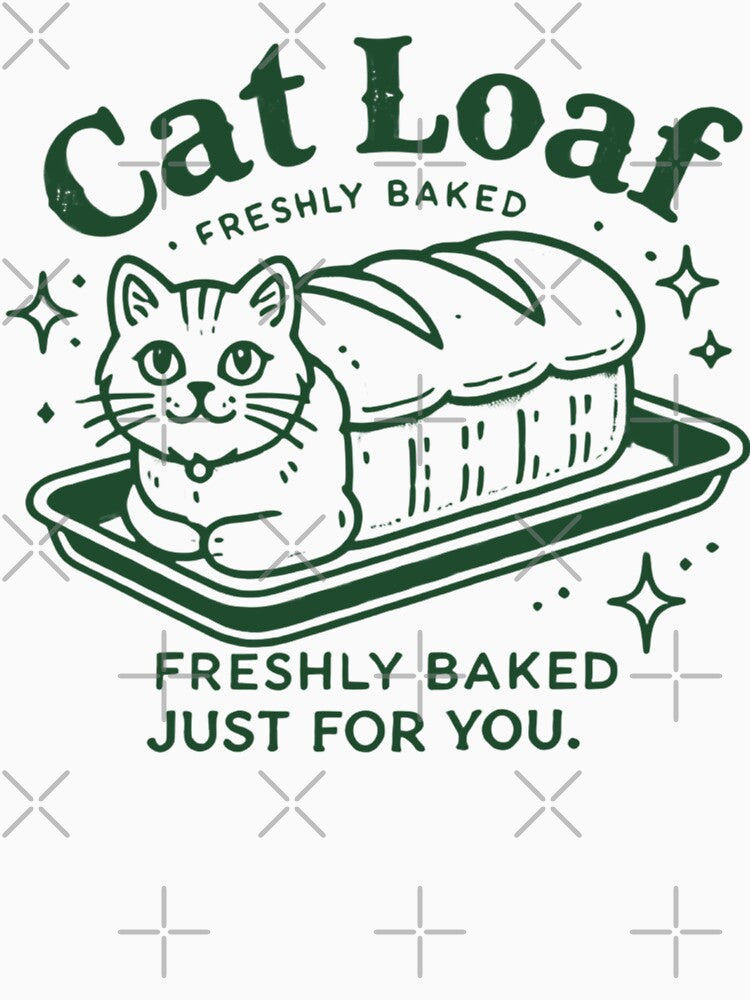 Cat loaf cute by Inadesignstore