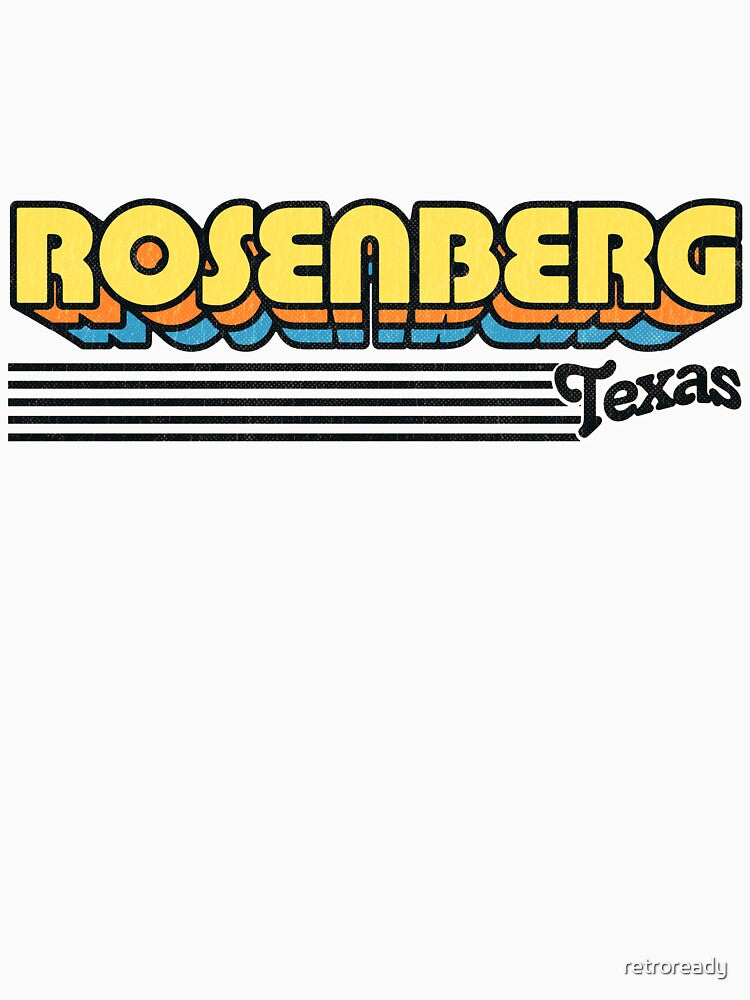 Rosenberg, Texas | Retro Stripes by retroready