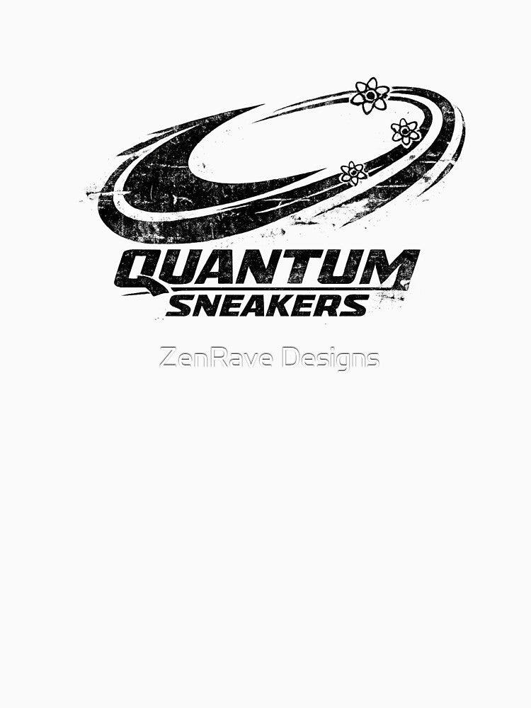 Quantum Sneakers: Atomic Footprint of Retro Athletics by  ZenRave Designs
