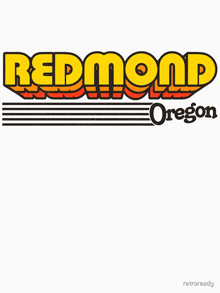 Redmond, Oregon | Retro Stripes by retroready