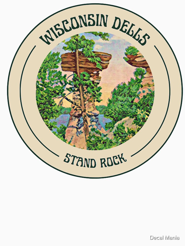 Retro Wisconsin Dells Decal by Decal Mania