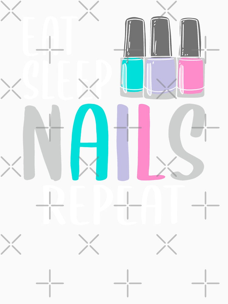 Nail Tech Beautician, Nails Repeat Expert, Nail Techs Color Your World Cosmetology by Merchking1