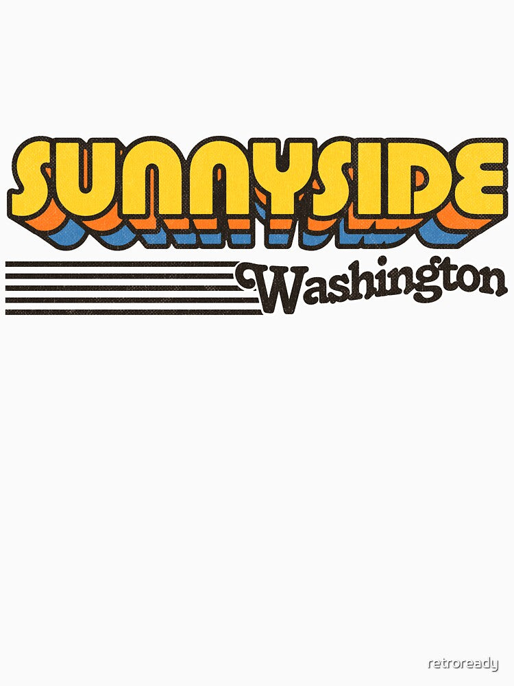 Sunnyside, Washington | Retro Stripes by retroready
