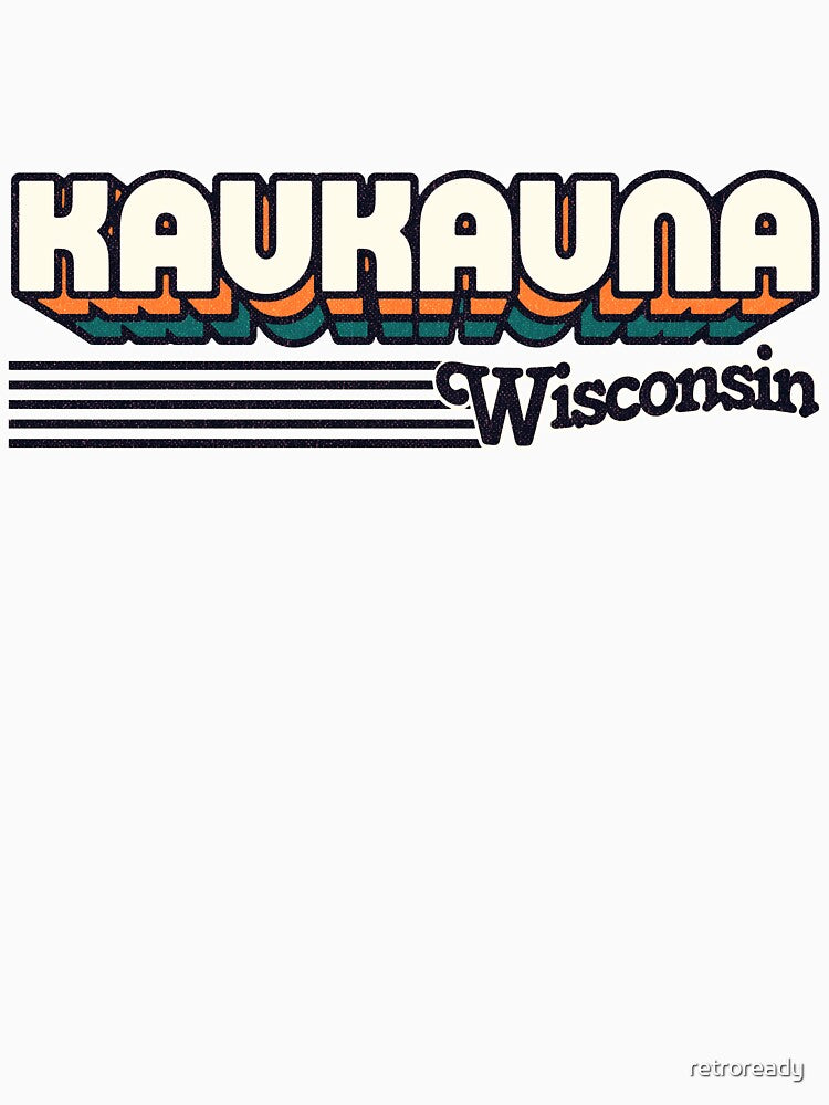 Kaukauna, Wisconsin | Retro Stripes by retroready