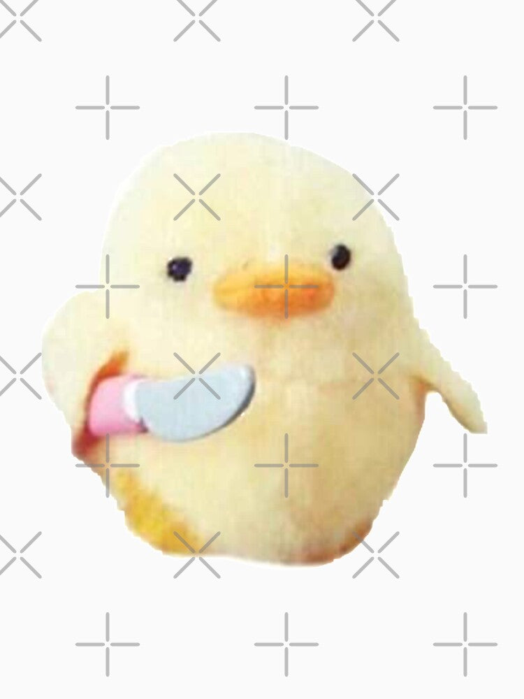 dangerous duck with knife by teaisfantastic