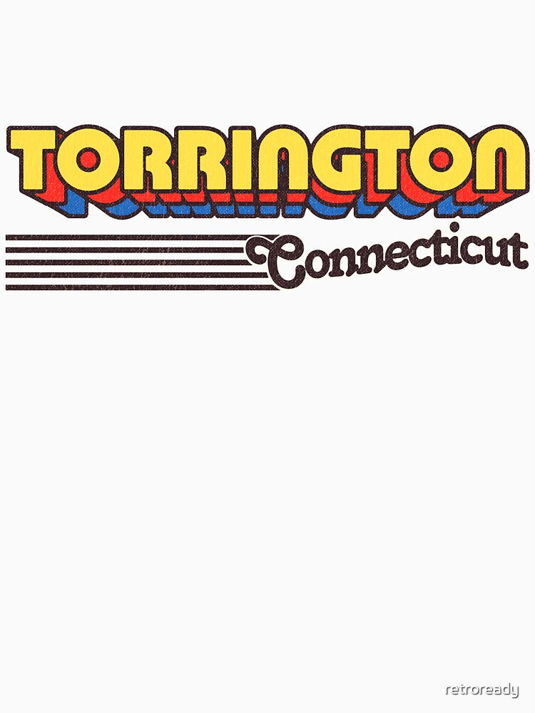 Torrington, Connecticut | Retro Stripes by retroready