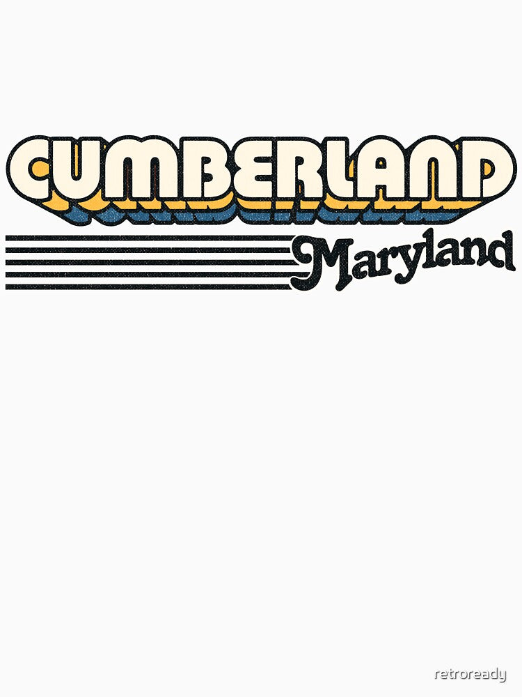 Cumberland, Maryland | Retro Stripes by retroready