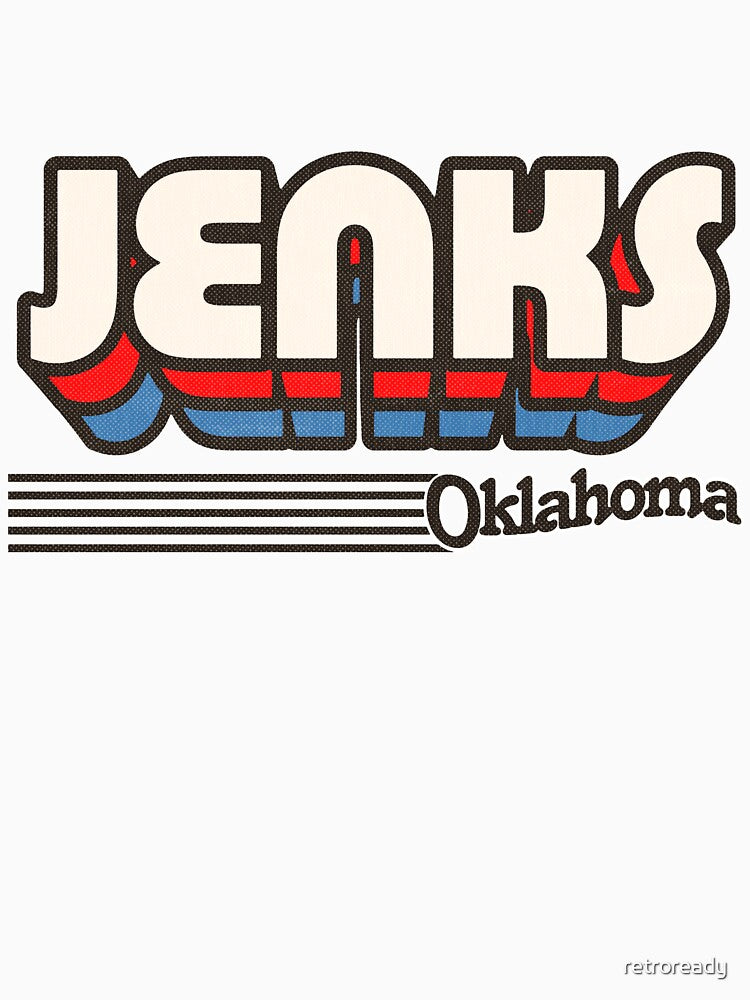 Jenks, Oklahoma | Retro Stripes by retroready
