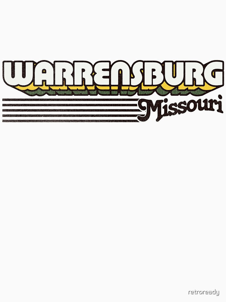 Warrensburg, Missouri | Retro Stripes by retroready