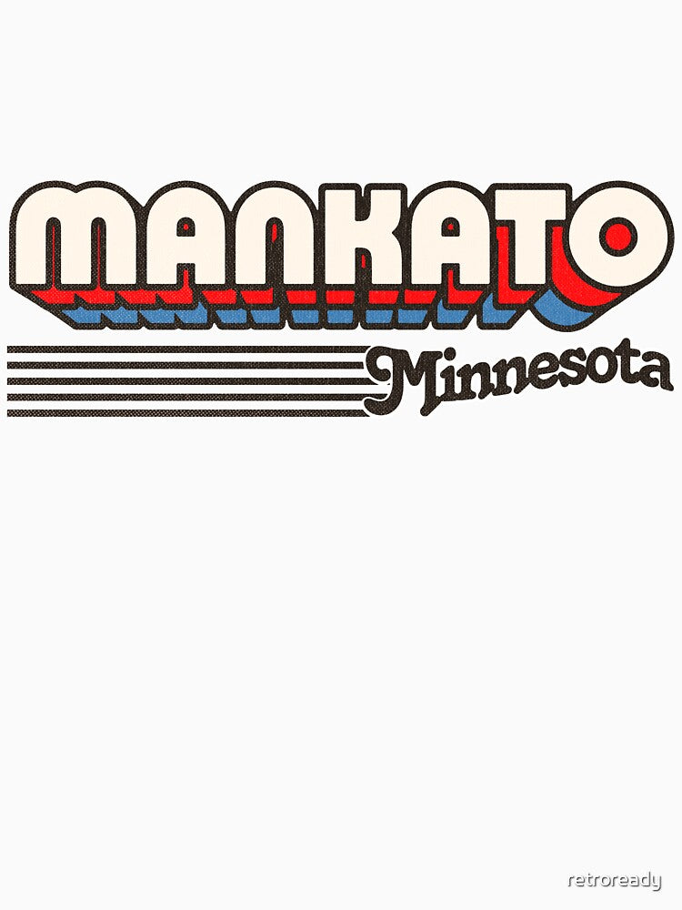 Mankato, Minnesota | Retro Stripes by retroready