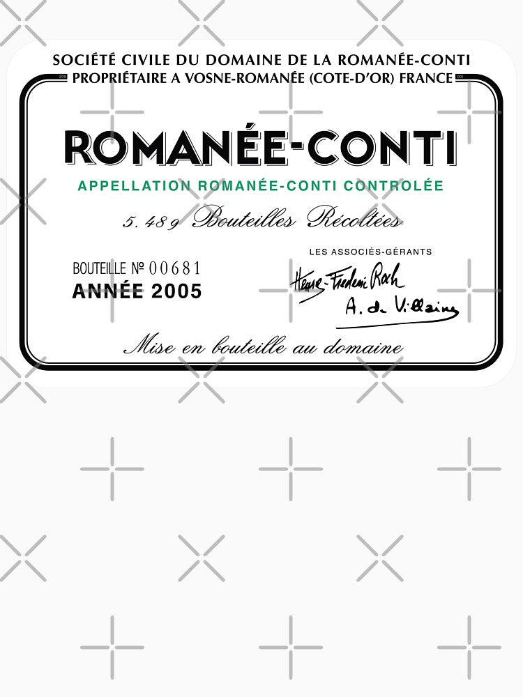 Domaine Romanée-Conti Label by travelwitheric