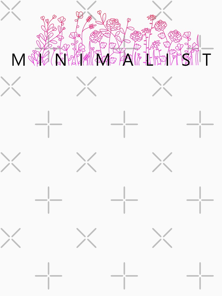 Minimalist Text - Single Line Floral Art | Minimalistic Flower Design by The Red Nox