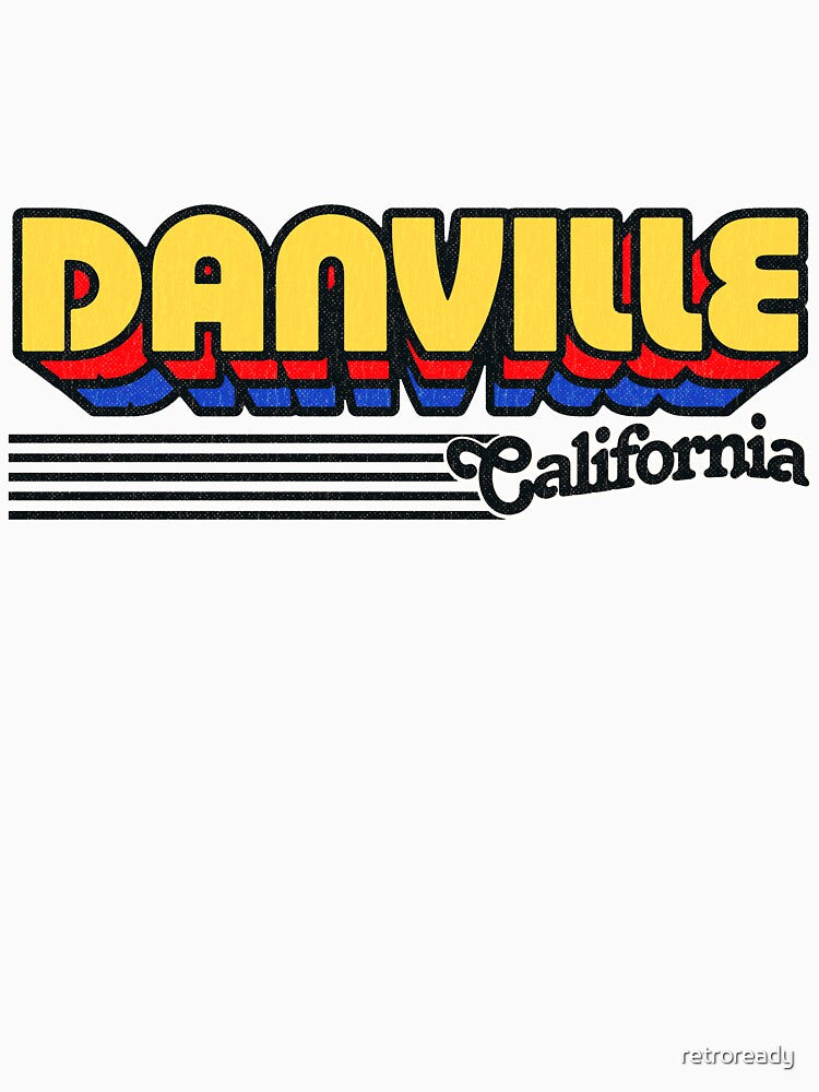Danville, California | Retro Stripes by retroready