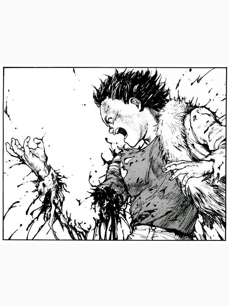 Akira Tetsuo Losing Arm by mooimafish3