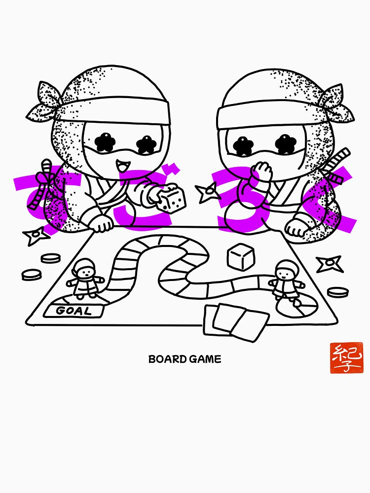 Sugoroku (すごろく) – Traditional Japanese Board Game Illustration by norikofukui