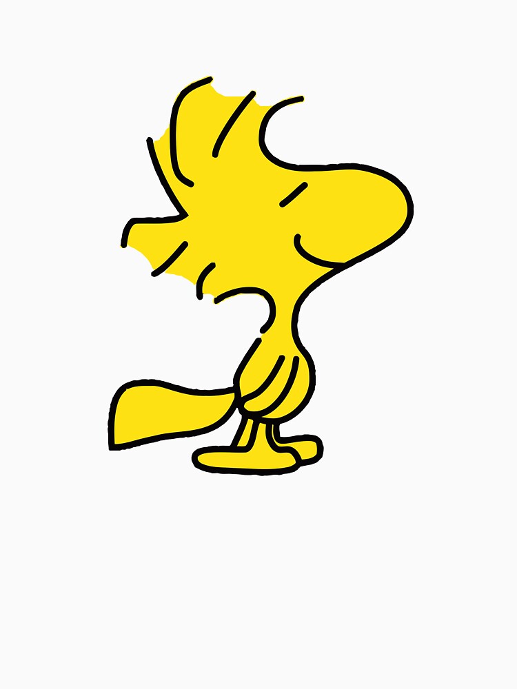Happy Woodstock Yellow Bird Minimalist by mikergoles