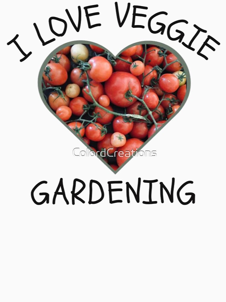 I Love Veggie Gardening Tomato Harvest Image by ColordCreations