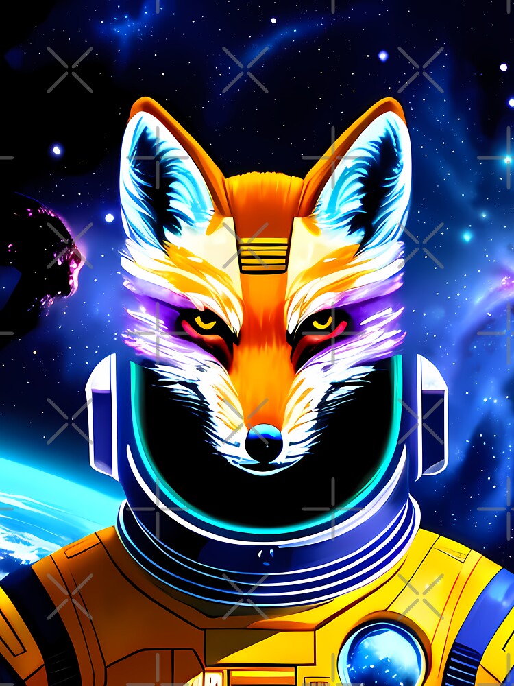 Space fox by BigBrainArtwork