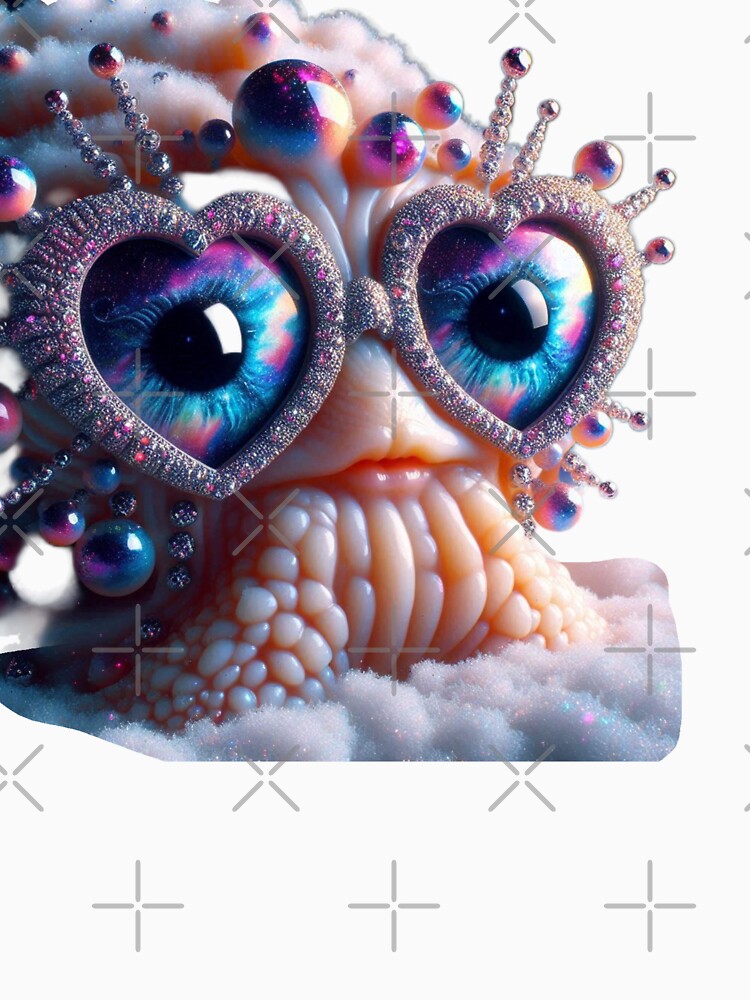 Cosmic Heart Glasses Creature by LujziWorld