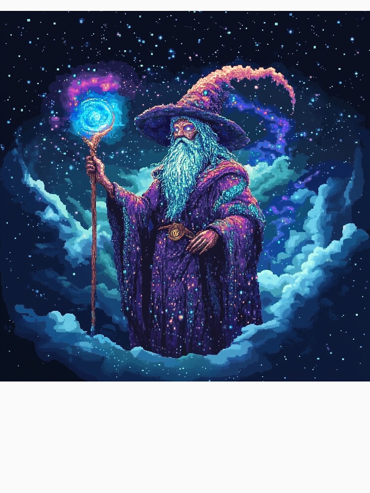 Space Wizard Pixel Art by Kaos-Bit
