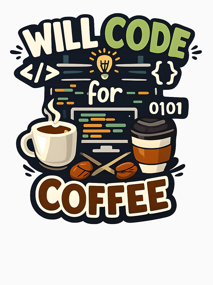 Will Code for Coffee by musthavewords