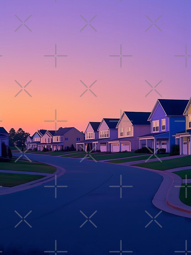 Suburban Twilight by Viktor Surzhko