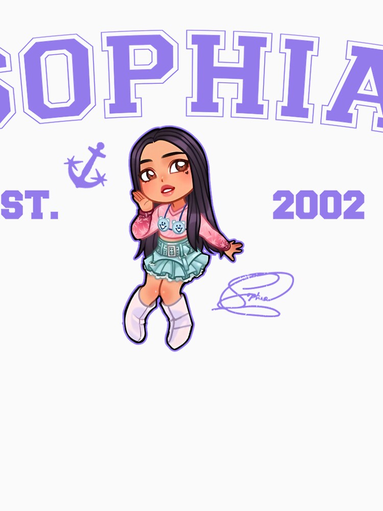Katseye Sophia Shirt, Vintage 90s Kpop Shirt, Kpop Comfort Colors Shirt, Beautiful Chaos World Tour, Sophia's Chibi Shirt, Gifts For Fan by BerryHand