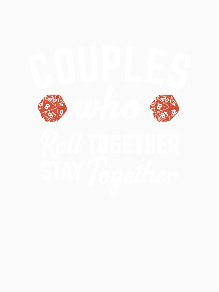 D20 Dice RPG Tabletop Gamer Gaming Couple by Marcid95