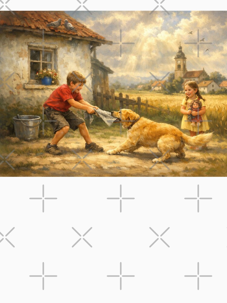 A Yard Full of Childhood by slikar