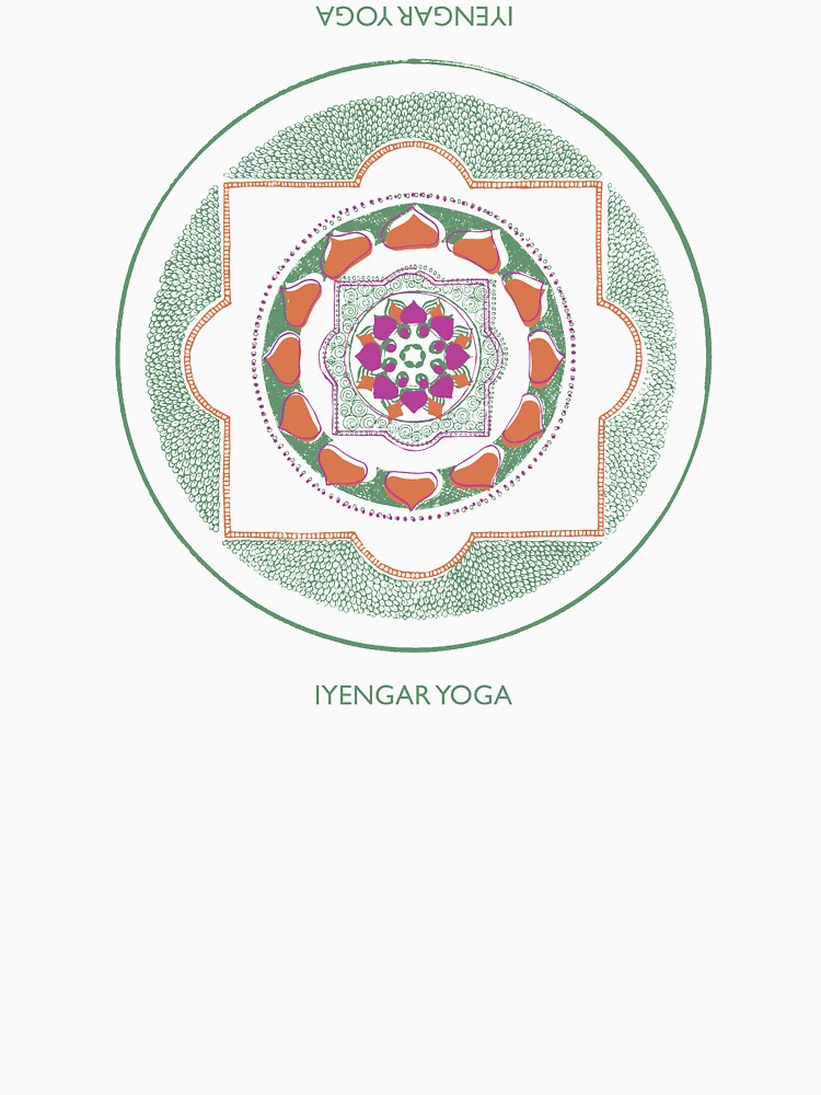 Iyengar Yoga Mandala by iyengaryogauk