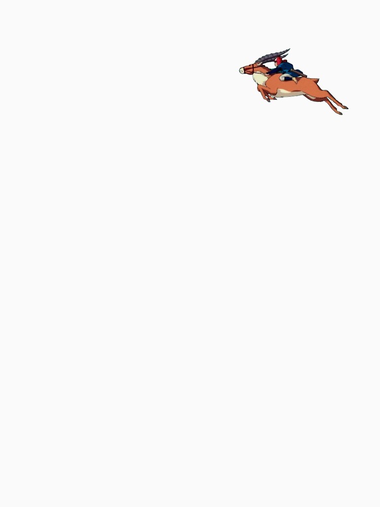 Ashitaka on deer by B3arly