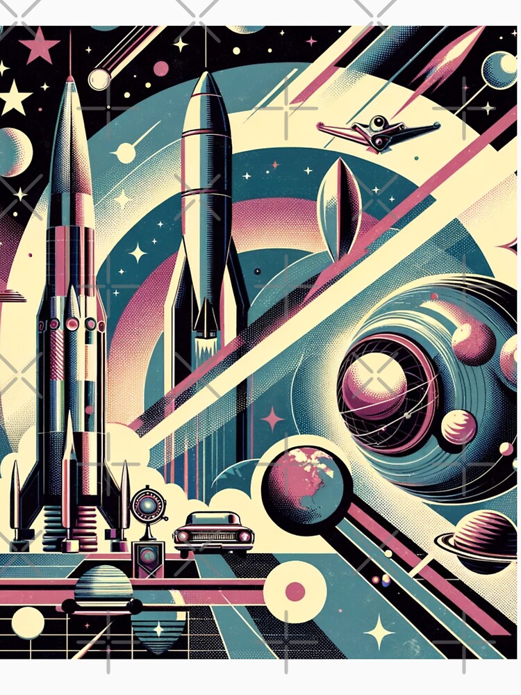 Classic Vintage Space Odyssey by ArtFeverShop