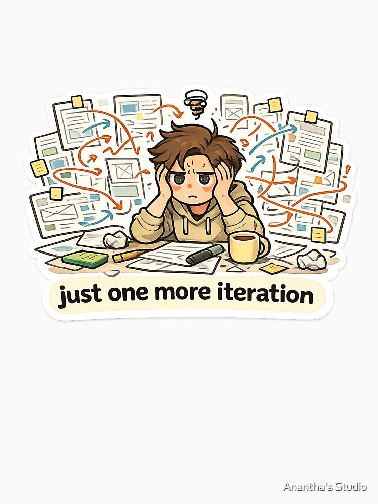 Just One More Iteration Chaos by Anantha's Studio