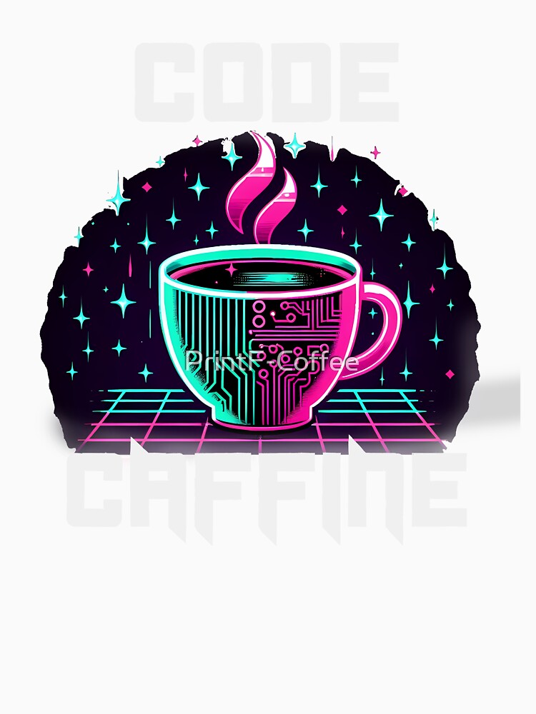 Code Caffeine Mug - Funny Programmer Gift for Developers by PrintF-Coffee