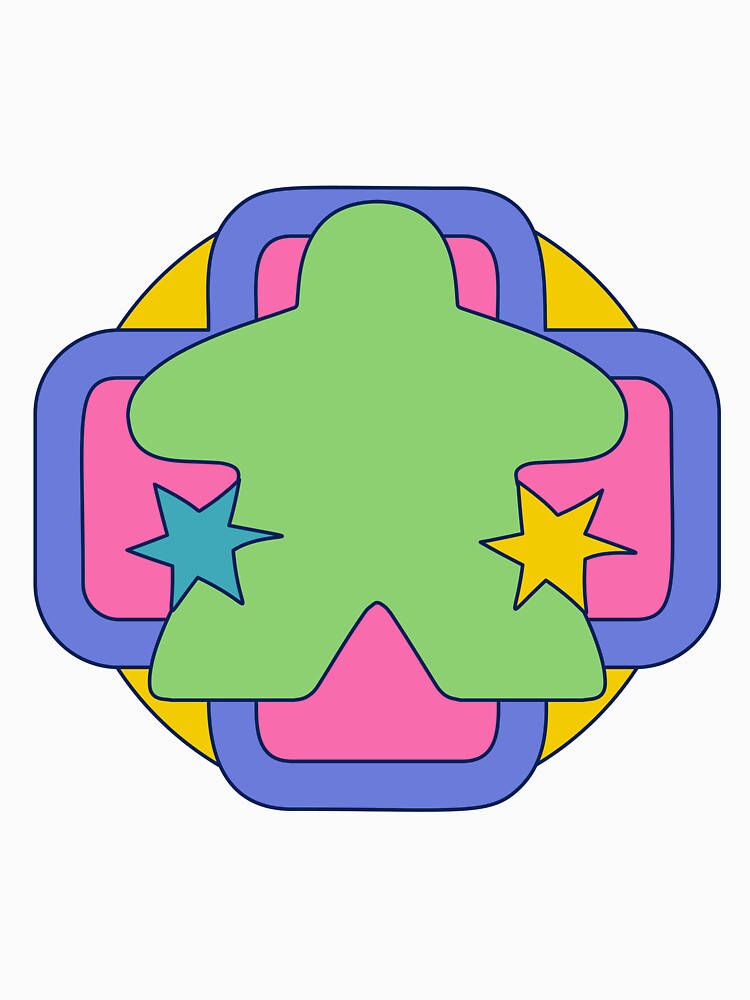 Vintage Retro 90s Style Board Game Meeple by BeamGeeks