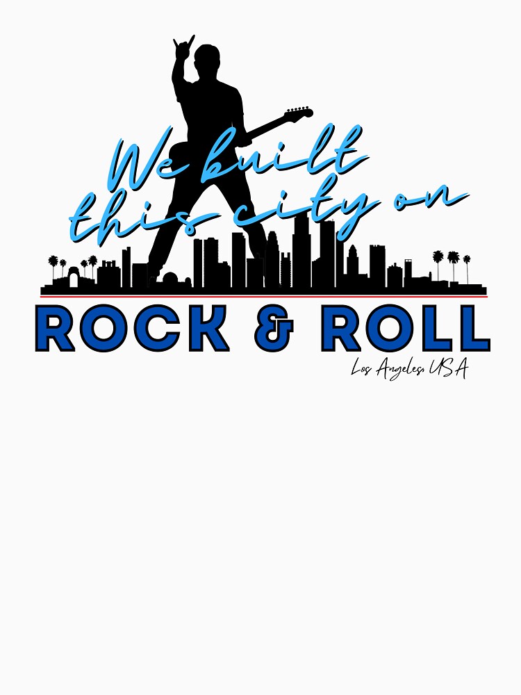 We Built this City - Los Angeles, Blue by Mean-Musician