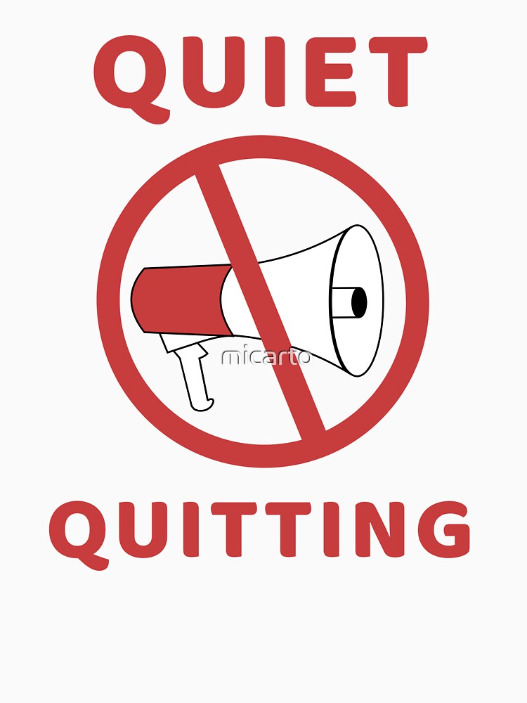 Quiet guitting, megaphone by micarto