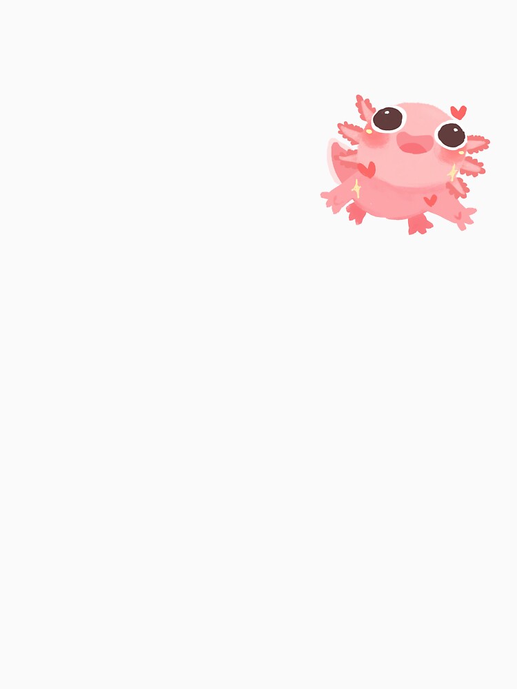 pink, happy and lovely axolotl by kworin
