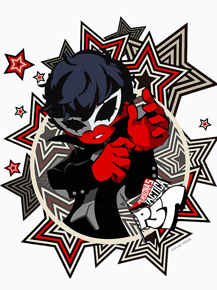 Dynamic Masked Persona Gamer Art by nryum