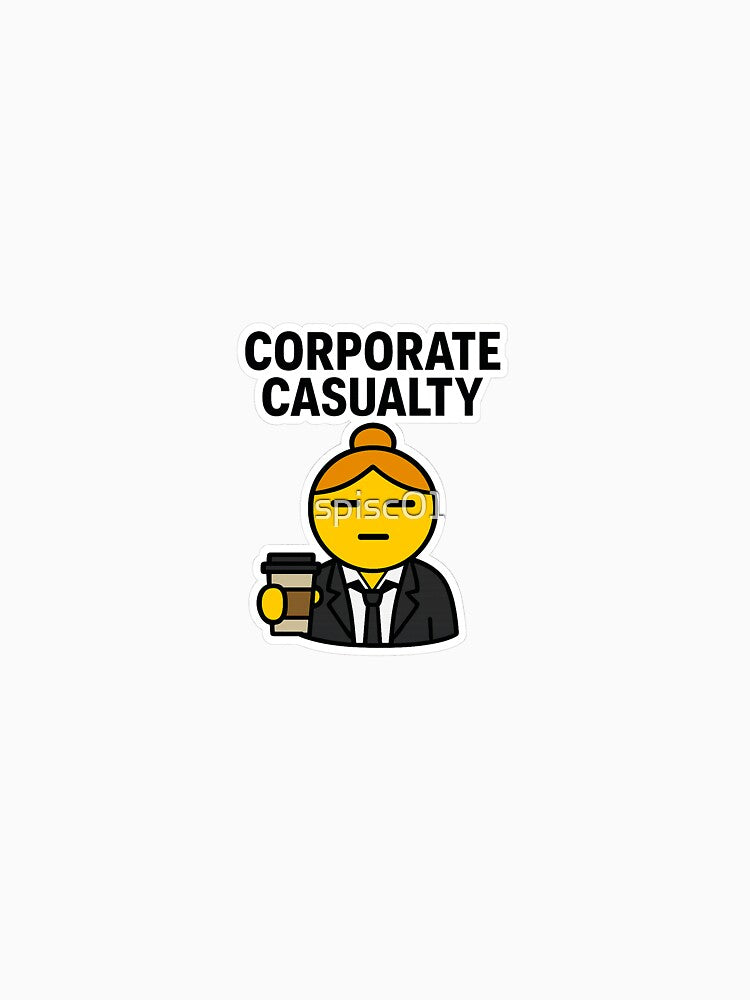 Corporate Casualty Sticker by spisc01