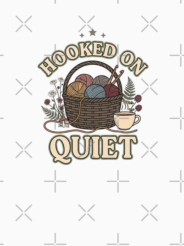 Hooked on Quiet Cozy Crochet Basket by GoofyShopp