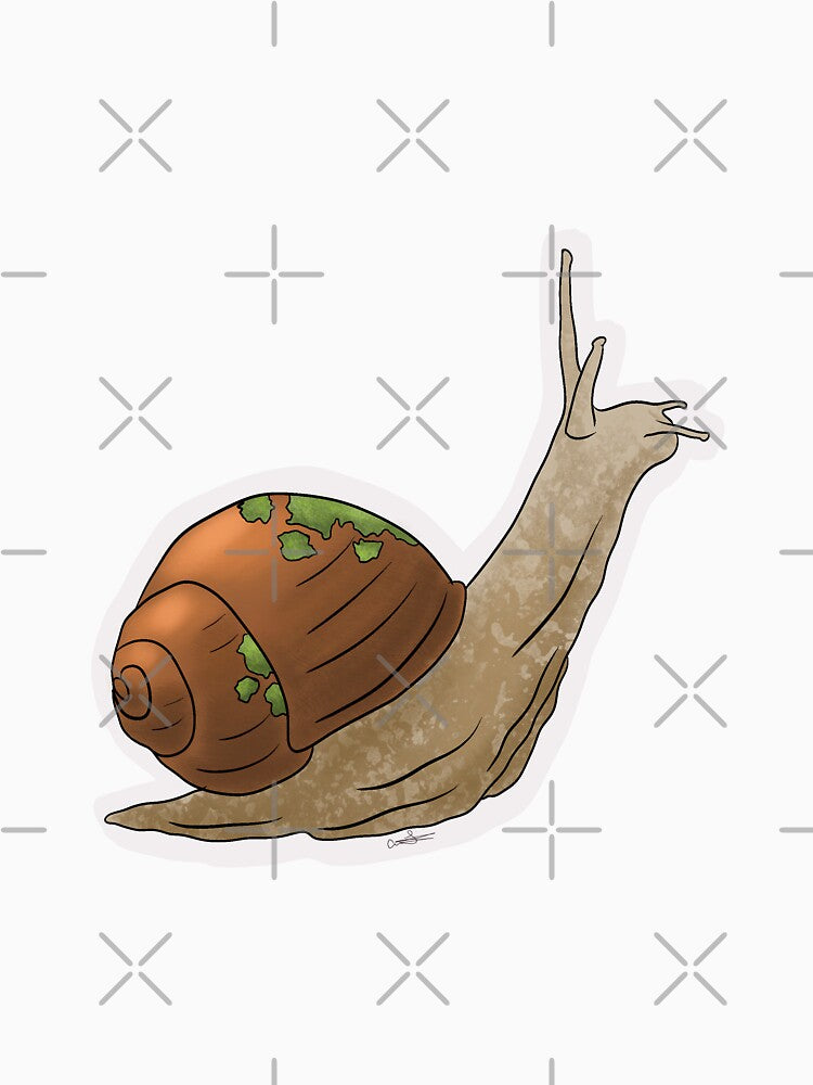 Mossy Snail by Corissa Livingston