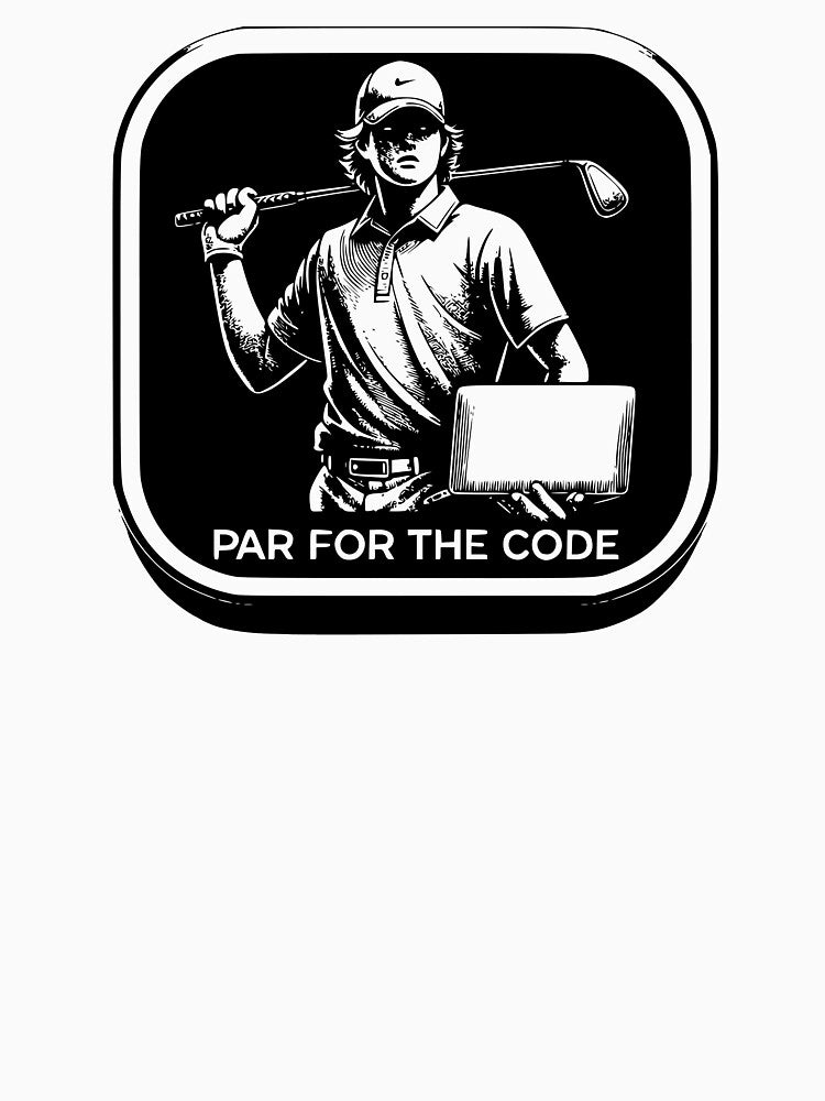 Par for the Code – Funny Coding Golfer Design by Teacher2Nerds