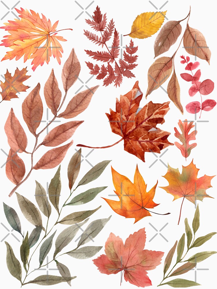 Autumn Painted Leaves by ArtofAddison