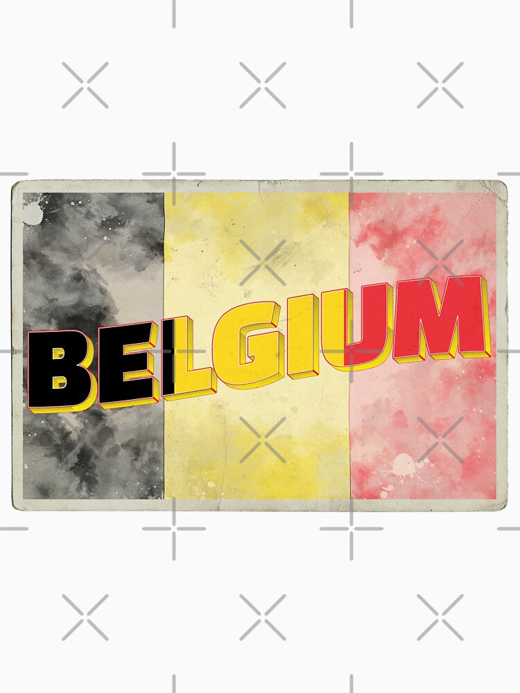 Belgium Vintage style retro souvenir by DeveloperProp0