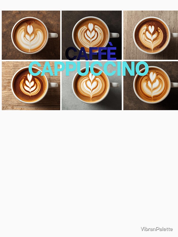 Latte Art Collection - Aesthetic Cappuccino Coffee Lover Design by VibranPalette